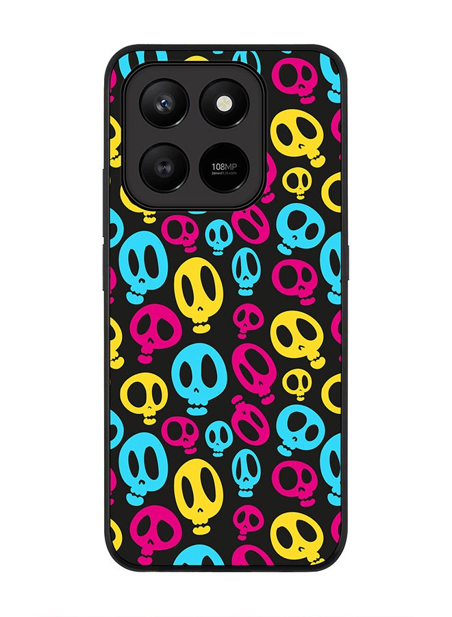 For Honor X7d 4G / X7d 5G / 400 Smart Case,Slim fit Camera Protection, Shockproof Thin Phone cover  - Crazy Skulls